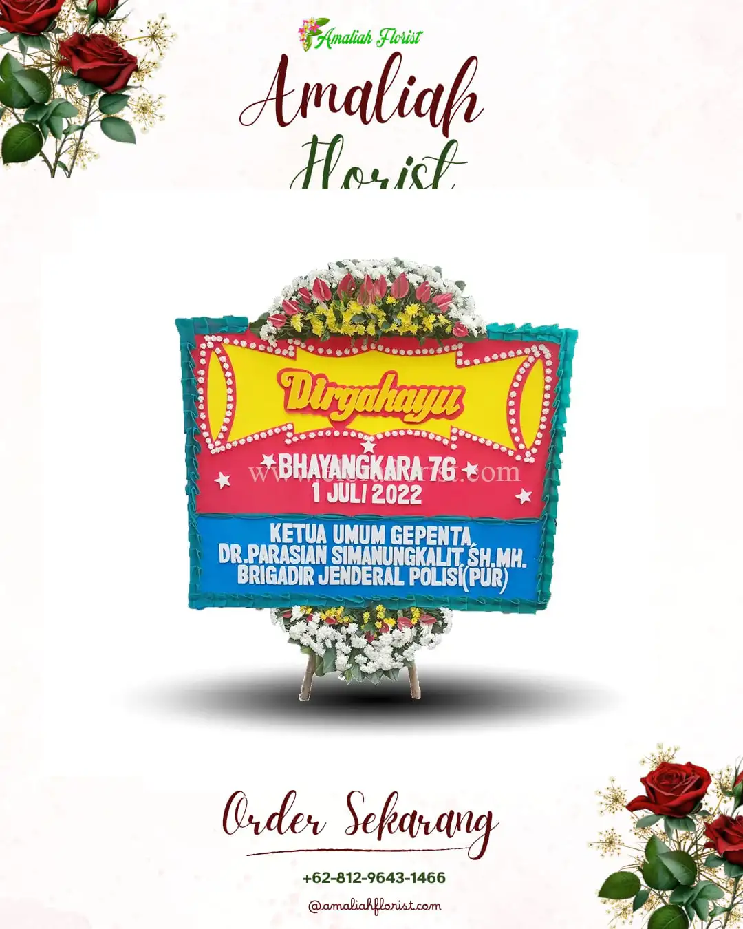 Papan Bunga HUT Ulang Tahun Koto Balingka